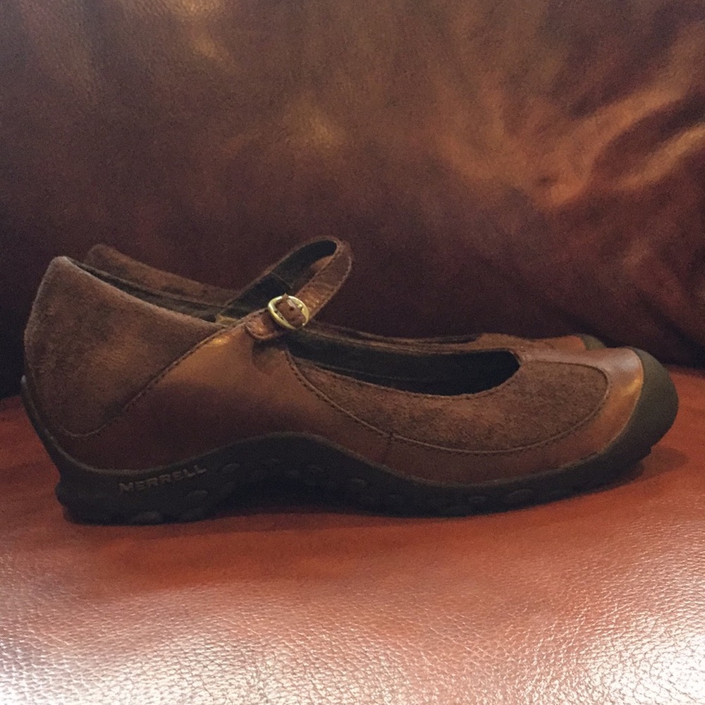 Merrell Plaza Brown Suede Shoes